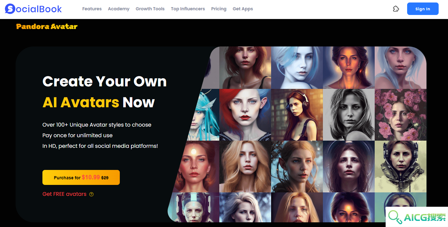 Pandora Avatars